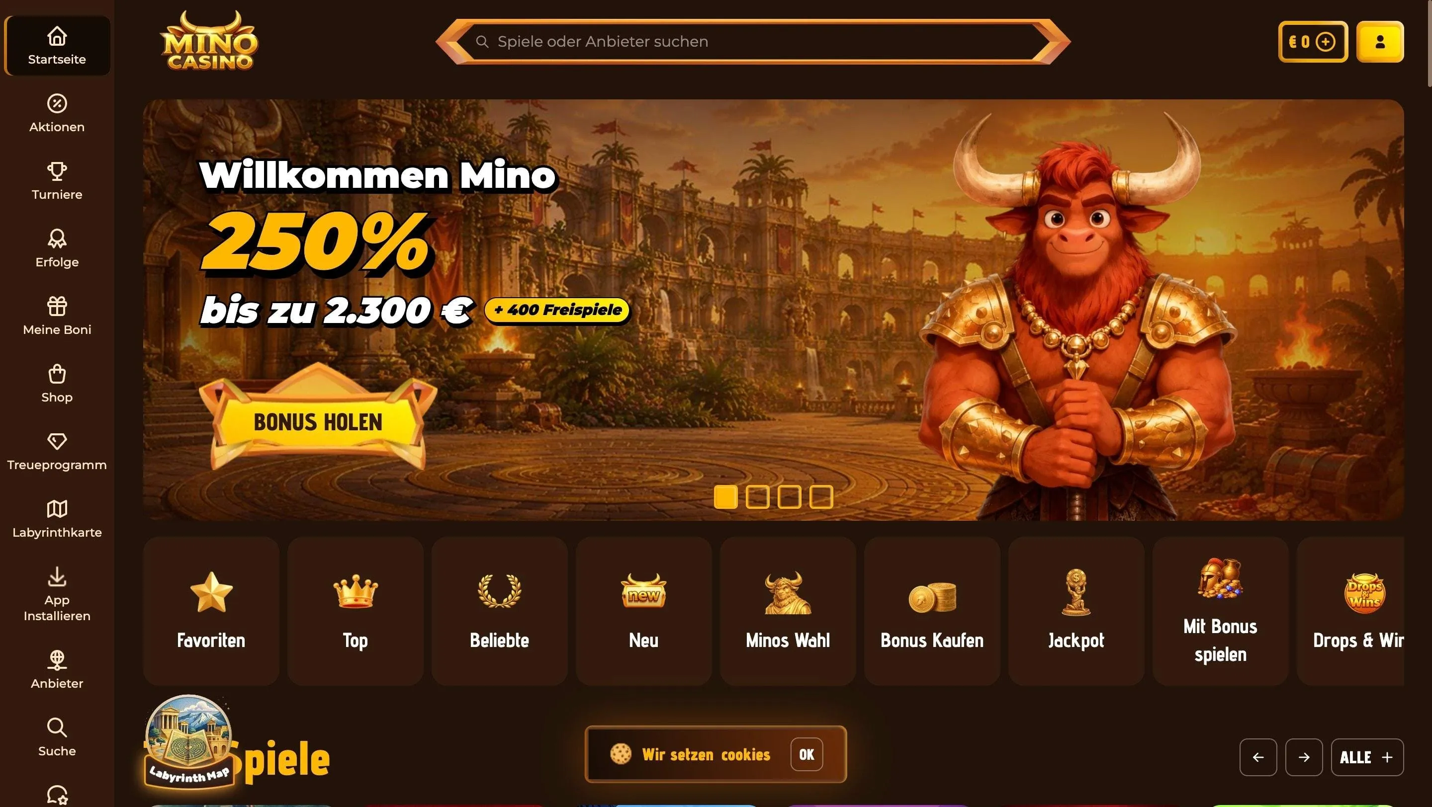 Mino Online Casino Österreich legal